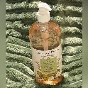 Crabtree & Evelyn Sweet Almond Oil Body Wash - Cream and Gold